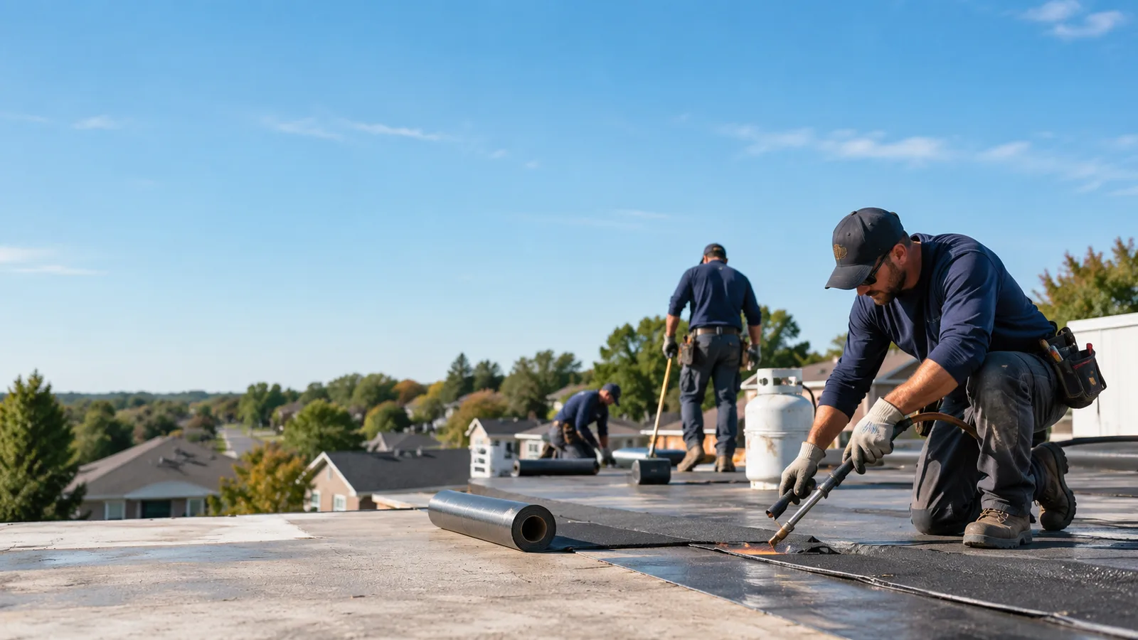 Flat Roof Leak Repair providers in Porterfield, WI